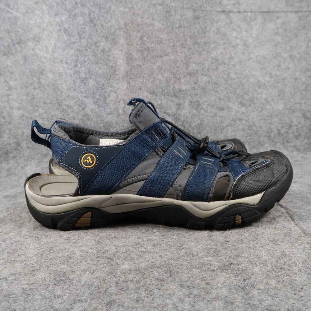 Atika Shoes Mens 9 Sandals Sport Fisherman Closed Toe Drawstring Active Casual
